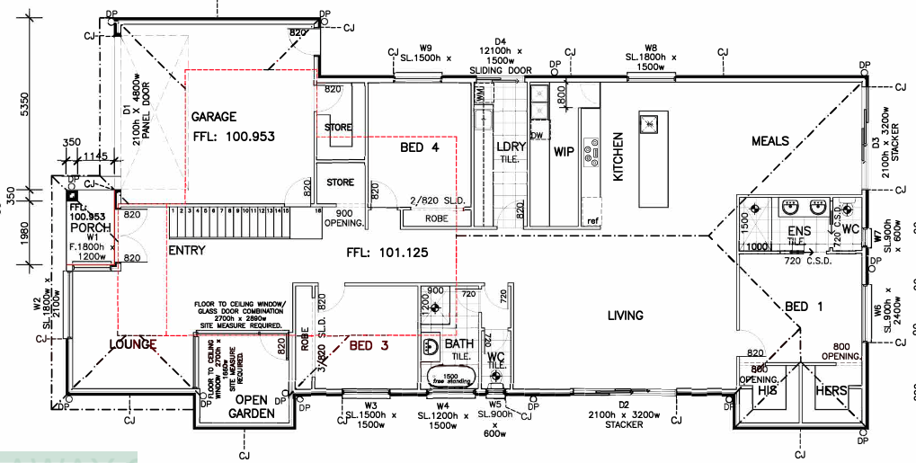 Double Storey Callaway Ground Floor plan